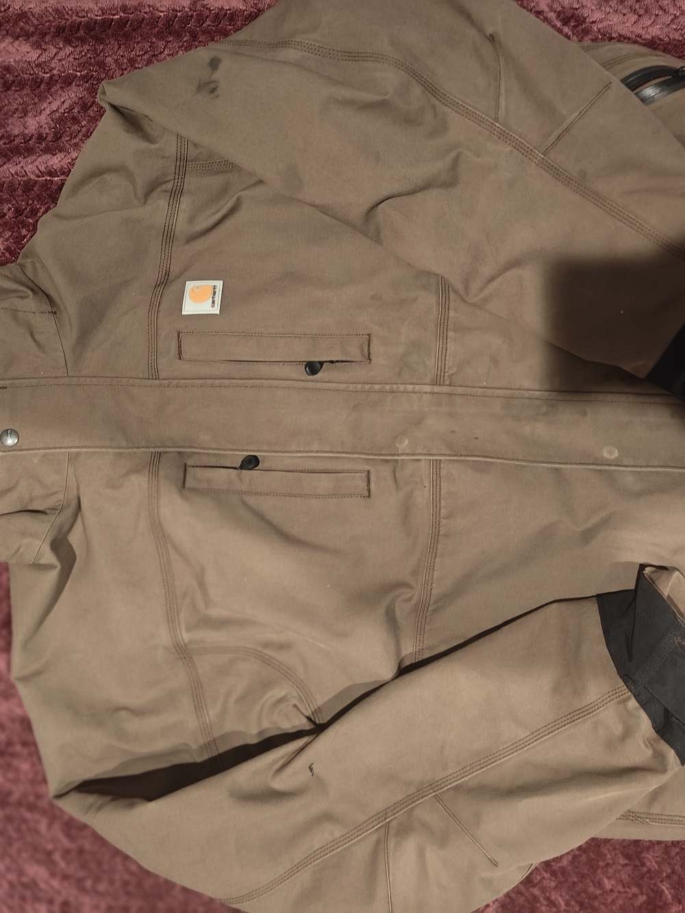 Carhartt Brown Workwear Duck Chore Jacket